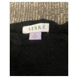 Serra XL Knit Dress - Black & Gray Cable Knit Turtleneck (Lot of 2)