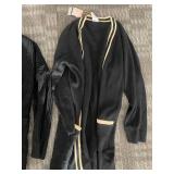 SERRA Oversized Cardigan Size S and  Black Knit with Tan Trim - Size M