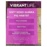 Vibrant Life Soft Sided Guinea Pig Habitat - Includes Haybasket & Water Bottle