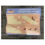 POCBLUE Pet Steps 4-Step Dog Stairs - For Pets Up To 50 lbs, Removable Washable Cover