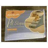 POCBLUE Pet Steps 4-Step Dog Stairs - For Pets Up To 50 lbs, Removable Washable Cover