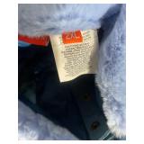 Space Lion 2XL Nylon-Down Puffer Coat - Teal/Blue