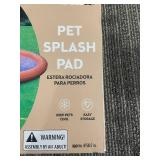 Heart to Tail Pet Splash Pad - 58.5 in Diameter PVC Water Mat