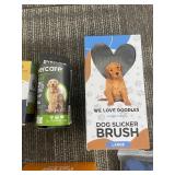Sonic Anti Bark Control Device - Pet Lot: We Love Doodles Slicker Brush, MudBuster, Pat Pat Noodles, Rope Toy, Pet Sign