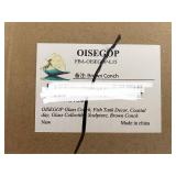 OISEGOP Glass Conch - Brown Conch - FBA-OISEGOP-L15 - Fish Tank Decor - New