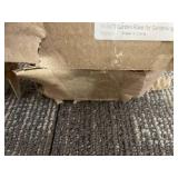 Garden Rake - Orange Handle, Steel Tines Head - Yard & Garden Tool for Leaves