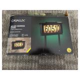Casalux Solar Address Stake 60510 - Outdoor LED House Number Light