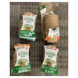 Back to the Roots Plantable Seed Starting Pots - 4-Pack, 4.25in Wide, 8 Pots/Pack