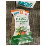 Back to the Roots Plantable Seed Starting Pots - 4-Pack, 4.25in Wide, 8 Pots/Pack