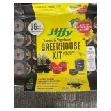 Jiffy Tomato & Vegetable Greenhouse Kit - 36 Peat Pellets