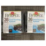 Burpee 36-Cell Seed Starting System Self-Watering - 2-Pack