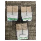 KOAMLY Square Peat Nursery Pots - 3 Bags with 36 Plant Tags - Made in China