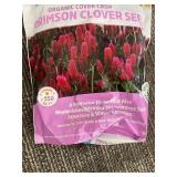 Crimson Clover Seeds - Organic Cover Crop, 11,500+ Seeds, Covers 250 sq ft