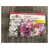 Burpee Fragrant Sweet Pea Garden Seed Packets & Columbine Colors (Lot of 3)