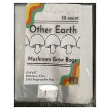 Other Earth Mushroom Grow Bags 30 Count 8x5x20 in 0.2 Micron Filter 3 Mil Poly Bags 4-Pack