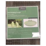 Belavi Bird Drinking Trough - Hand-Painted Ceramic Garden Decor with Balcony Bracket