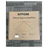 KITVONA 24-Inch Squirrel Baffle - Red