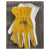 IronCat 9414 XXL Work Gloves - Yellow Suede Leather (Lot of 2)
