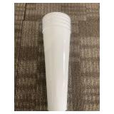 4 Tall Metal Flowerpots