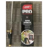 Orbit Pro Contractor Grade Tripod Sprinkler - 85 ft Radius, Height Adjustable