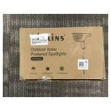 Liblins Outdoor Solar Powered Landscape Spotlights 6-Pack IP67 Waterproof