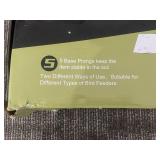 Outdoor Bird House Pole - 5-base prongs for Stable Soil, Dual Mounting