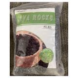 Lava Rocks 5 lbs & White Rocks 5 lbs - Landscaping Decorative Stones