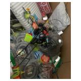 Massive Garden Decor Assortment - Bird Feeders, Trough & Outdoor Lights