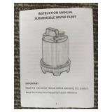 YP9024 Submersible Water Pump - 1/3 HP, 120V, 2450 GPH, IPX8