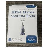 Riccar R40P HEPA Vacuum Bags - Six Count, Charcoal-Infused Odor-Fighting