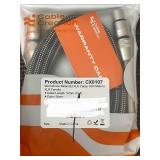 CableCreation CX0107 3.05m XLR Male to XLR Female Balanced Audio Cable - Silver (2-Pack)