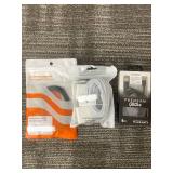 CableCreation CD0736 USB-C to DP 4K/60Hz Cable - PowerTek Glitter USB-C Cable - USB Travel Adapter