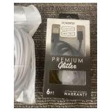 CableCreation CD0736 USB-C to DP 4K/60Hz Cable - PowerTek Glitter USB-C Cable - USB Travel Adapter