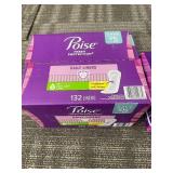 Poise Daily Liners - 132-Liner Box & 48-Liner Pack - Fresh Protection