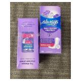 Always Liners Daily Extra Protect Extra Long 29 Liners & Always Discreet Liners