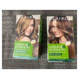 Clairol Natural Instincts Hair Color 7 Dark Blonde & 6G Light Golden Brown - Zero Ammonia