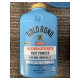 Gold Bond Maximum Strength Foot Powder 10 oz - Lot of 5