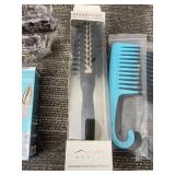 Vogcrest 2-In-1 Eyebrow Trimmer & Facial Hair Remover + Maxibrush Adjustable Brush