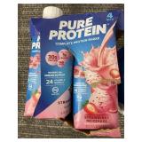 Pure Protein Strawberry Milkshake Complete Protein Shake - 6 Pack - 11 fl oz