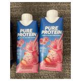 Pure Protein Strawberry Milkshake Complete Protein Shake - 6 Pack - 11 fl oz