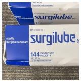 Surgilube Sterile Surgical Lubricant - 144 single-use packets