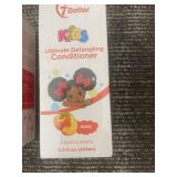 Better Kids Peach Detangling Conditioner 8.5 oz - 2-Pack + Squishmallows Detangler Brush