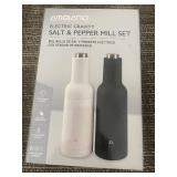 Ambiano Electric Gravity Salt & Pepper Mill Set
