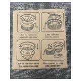 Microwave Ramen Bowl Set with Steamer Lid & Utensils