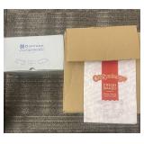 Damroos Steam Table Pan Liners & Otis Spunkmeyer Box of 1,000 Paper Cookie Bags