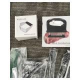 Stainless Steel Baking Tools  Meat Tenderizer, Griddle Press, Pizza Cutter