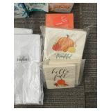 Assortment of Hand Towels, Tissue and Dinner Napkins