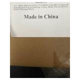 Square Teal Box Bundle - Ceramic Pie Weights 2.2 lb, 10mm; Aluminum Pan 10-Pack