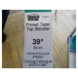 Design House White Taper Top Balusters