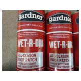 9 Tubes of Gardner Wet-R-Dri All-Season Roof Patch